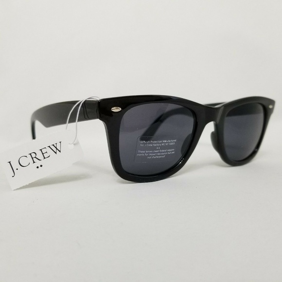 J. Crew Accessories J Crew Mens Wayfarer Black Plastic Sunglasses